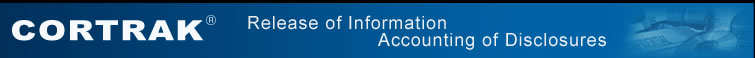 Cortrak Release of Information Tracking